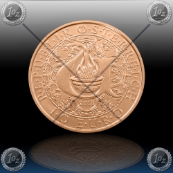 10 EVRO AVSTRIJA 2018 "URIEL" UNC